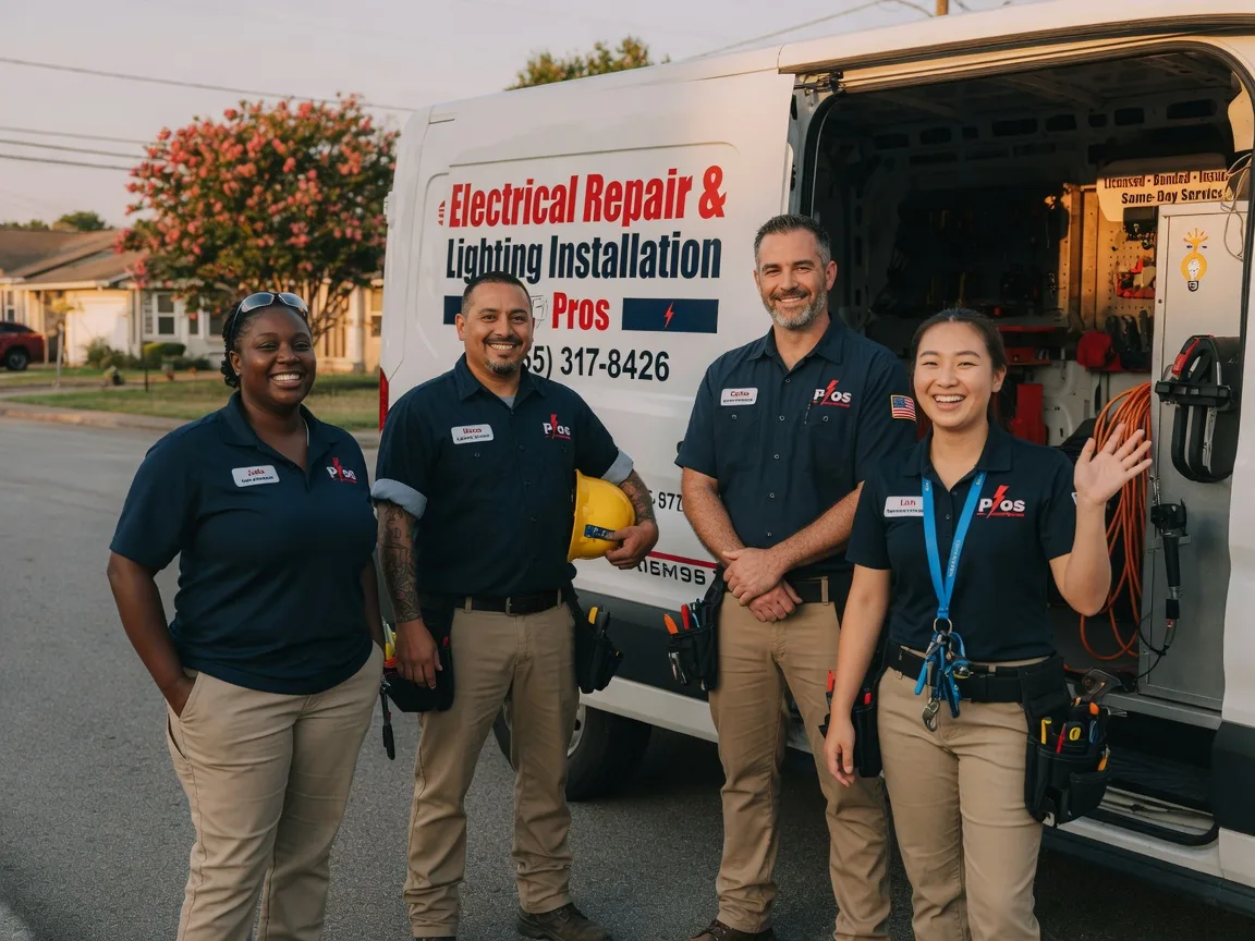 Licensed Electrician company in Coupland, TX